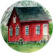 old-fashioned red schoolhouse