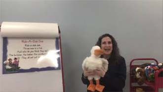 Ms Georgi with duck