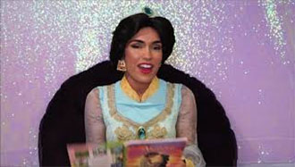 Jasmine with book