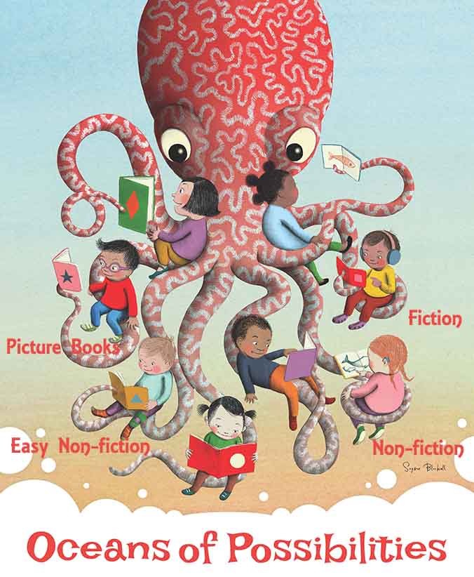 octopus with children
